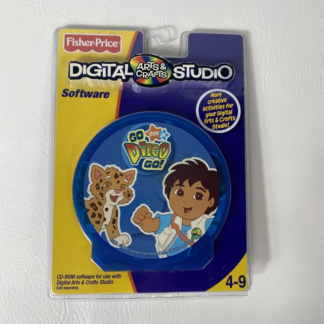 FISHER PRICE DIGITAL Arts and Crafts Studio Go Diego Go Software Nick