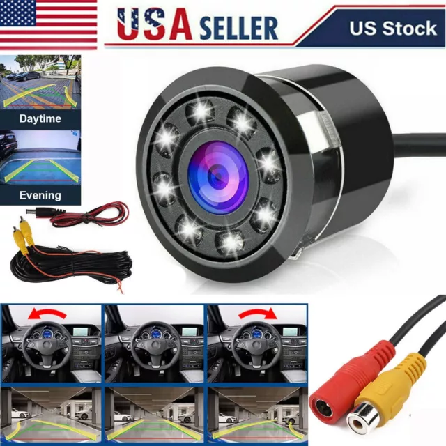 170° CMOS Backup Reverse Camera Car Rear View Night Vision Parking HD Waterproof