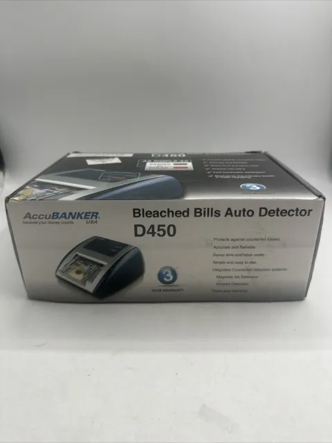 AccuBANKER D450 Bleached Bills Auto Detector