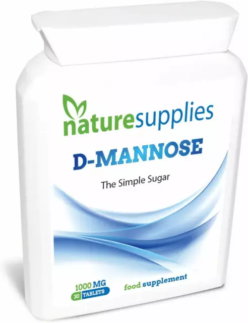 Tabletas de D-manosa | Soporte para la cistitis urinaria salud del tracto urinario | Suministros naturales