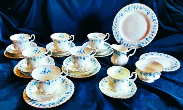 Vintage Royal Albert Memory Lane teaset 1st quality England