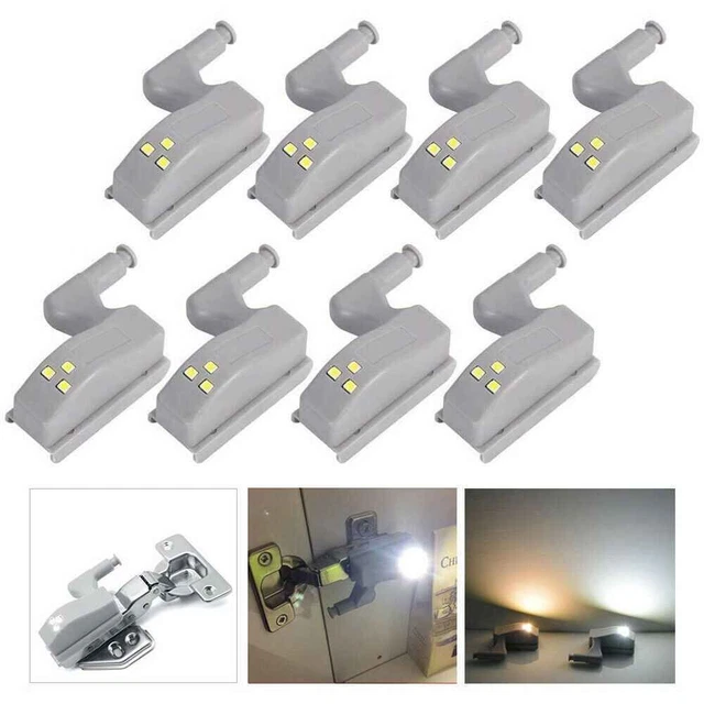 Lampada LED Sottobanco Con Sensore Di Movimento – Ricaricabile USB, Adesiva, Bianca/calda, Per Armadi E Scale