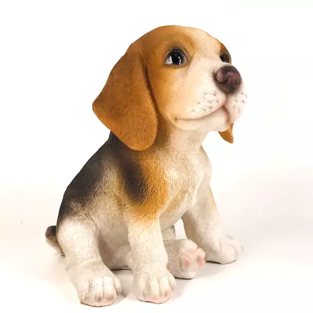 Sitting Beagle Puppy Dog ornament sculpture figurine decoration collectable gift