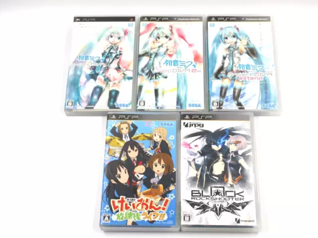 Hatsune Miku Project Diva Extend Vocaloid K-on Black Rock Shooter Sony PSP Japan