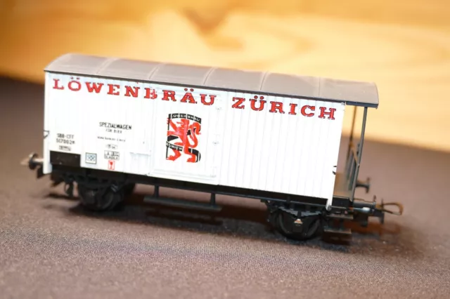 Liliput HO 248 51 DC   - Bier Spezialwagen  " Löwenbräu - Zürich "  der SBB CFF