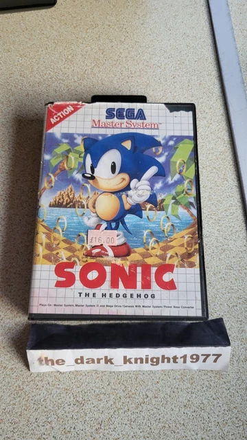 JEU SEGA MASTER System Sonic the Hedgehog. En boîte & complet. EUR 17 ...