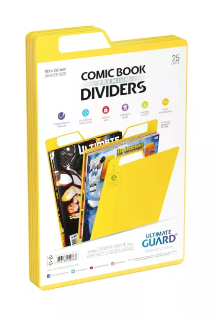 Ultimate Guard Comic Divider - YELLOW