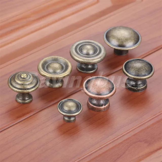 10x Vintage Cabinet Pull Handles Drawer Door Cupboard Jewelry Box Closet Knobs