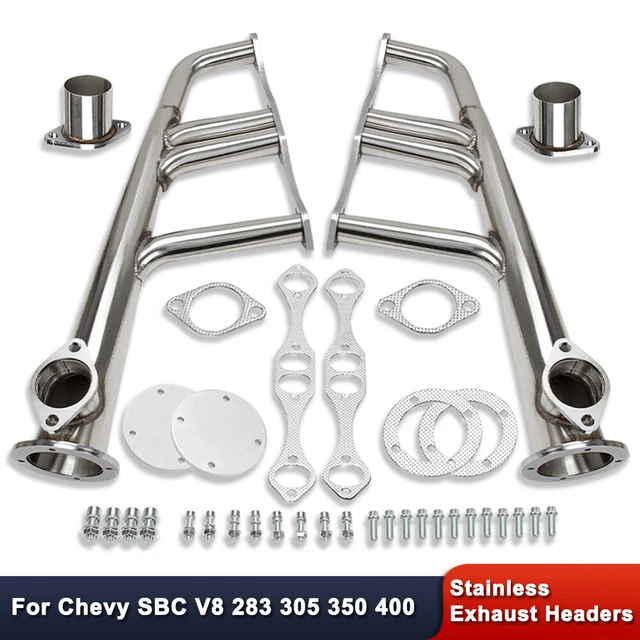 thumbnail image 2 of Gearhead T304 Stainless Steel Exhaust Headers For Chevy Small Block V8 (262-400 CID) 2 of 6