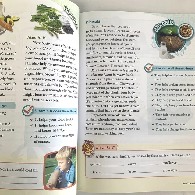 ABEKA HEALTH SAFETY Manners 3 Quiz Test Worksheet Key Workbook