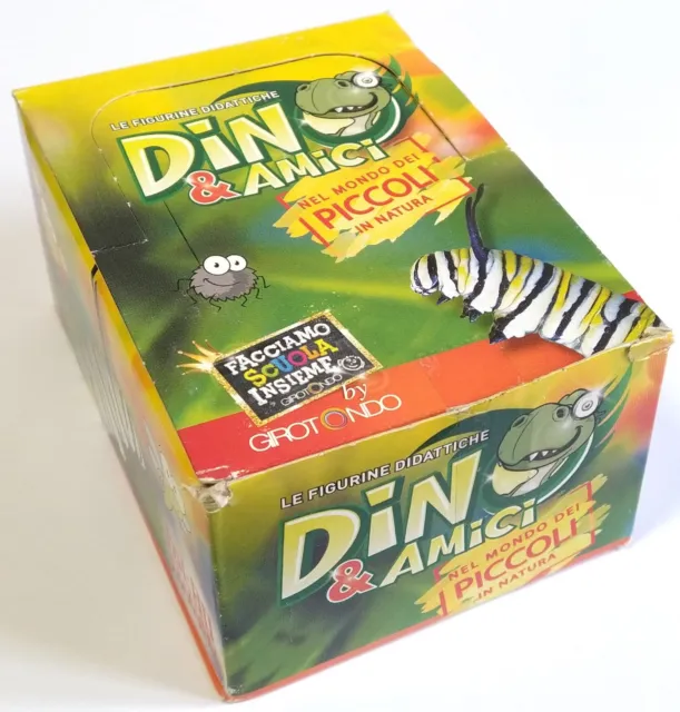 Dino & Amici Nel Mondo dei Piccoli Box 50 Packets Stickers Fol-Bo Dinosaurs