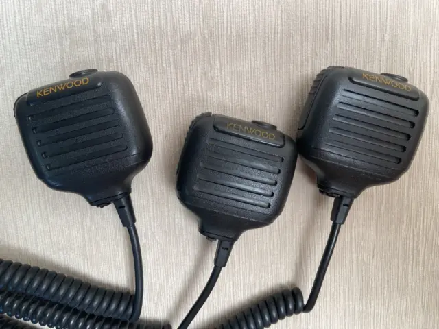 3x Kenwood Speaker Microphone - Unknown condition