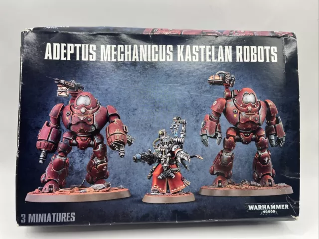 Kastelan Robots Adptus Mechanicus Warhammer 40K New (Box is a bit tatty)