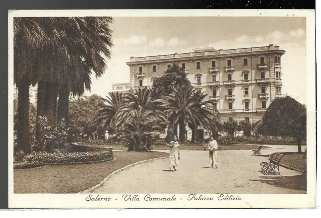 SALERNO (049) - SALERNO Villa Comunale. Palazzo Edilizia - Fp/Vg 1936