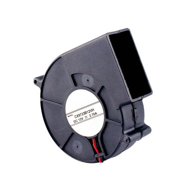 Enhanced Cooling Efficiency 9733 Turbo Blower DC12V24V Brushless Cooler Fan