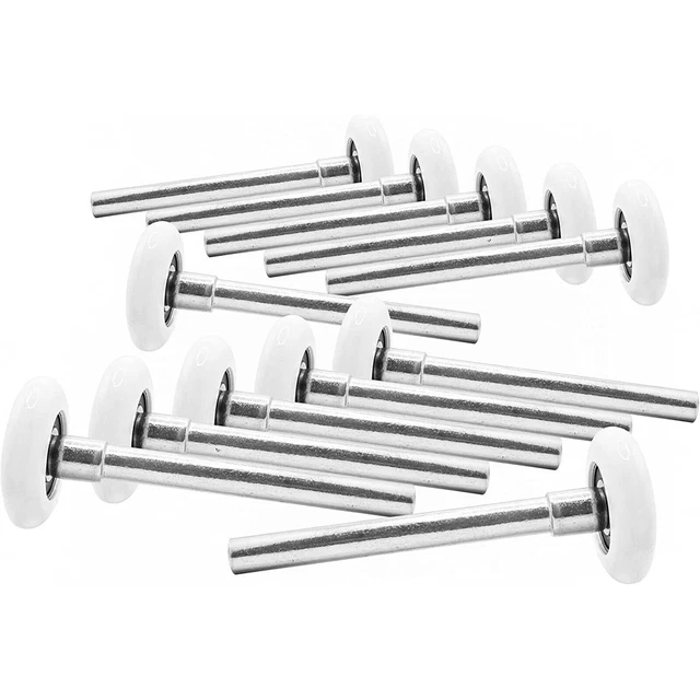 12-Pack 2 " Nylon Garage Serranda 4 " Base Alto Carico Cuscinetti Ruote 6200-2RS