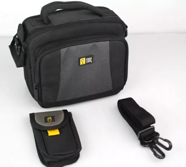 Case Logic Camera Camcorder Bag Black w/ Phone Case