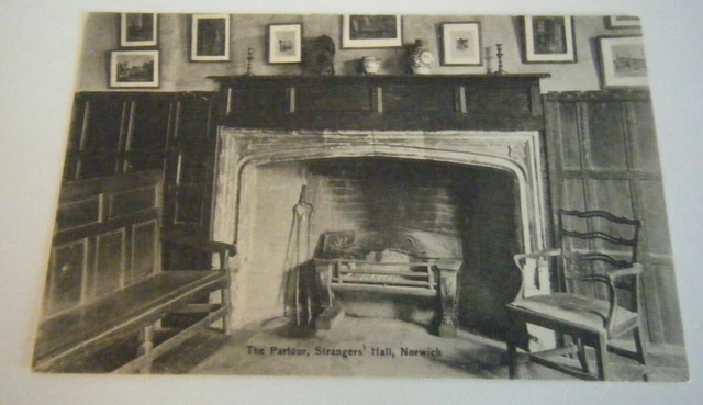 Vintage Postcard 1930'S  - The Parlour Strangers Hall Norwich Jarrolds 8839