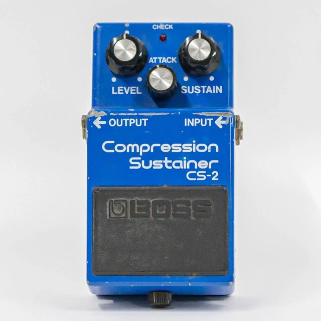 Boss CS-2 Compression Sustainer Guitar Effect Pedal - Made in Japan Black Label