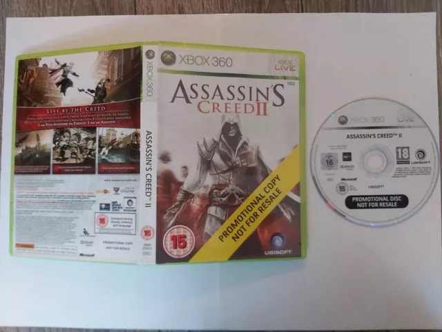 Assassins Creed 2 Xbox 360 Promotional Copy RARE 