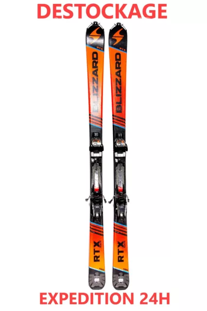 ski adulte occasion BLIZZARD "RACE RTX" taille: 174cm = 1 mètre 74 + fixations