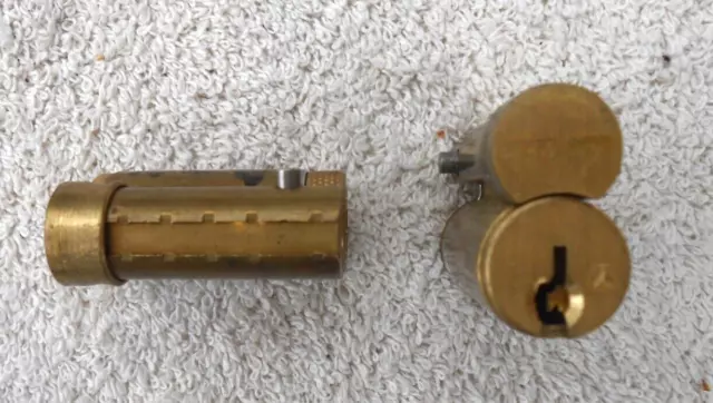 2  Everest Schlage C123  keyway IC Core Lock  cylinders   NO KEY     LOCKSMITH