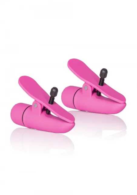 stimolatore per cappezzoli seno vibratore pinze vibranti sex toys donna rosa