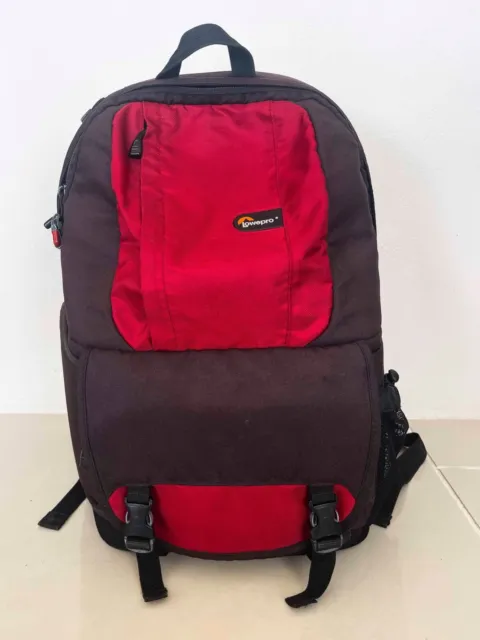Lowepro Camera & Laptop Backpack Black & Red