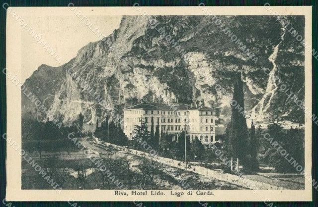 Trento Riva del Garda Hotel Lido cartolina RT0344