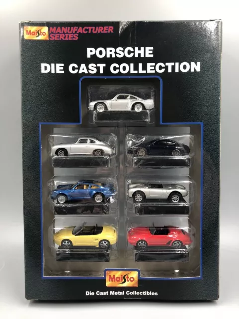 Maisto Manufacturer Series Porsche Die Cast Collection Spyder Turbo Boxster Auto