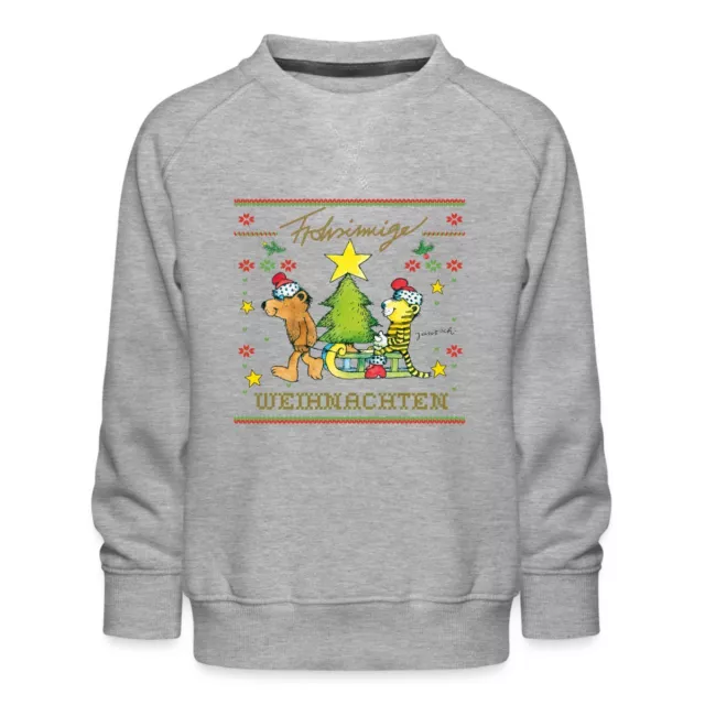 Janosch Frohsinnige Weihnachten Ugly Christmas Kinder Premium Pullover