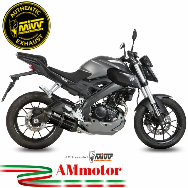 ECHAPPEMENT COMPLETE MIVV Yamaha Mt125 2017 Moto Silencieux Suono
