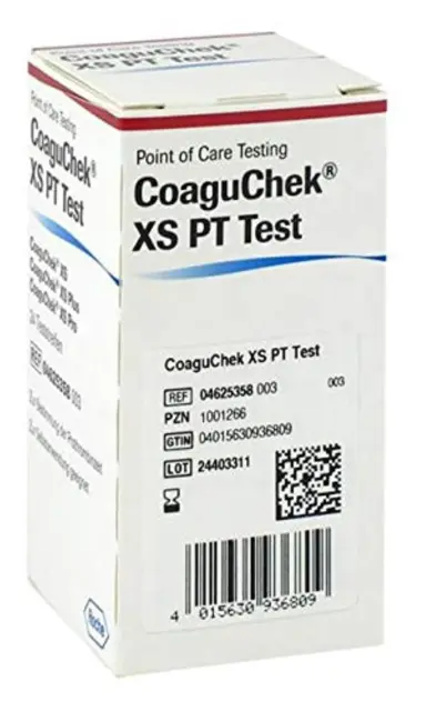 Roche CoaguChek XS PT Strisce reattive per autotest (x24)