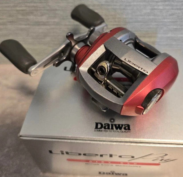 DAIWA LIBERTO PIXY AIRY RED 5.8:1 Finesse Baitcaster Fishing