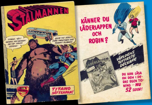 Superman 1961 Mit Batman Robin Dc Action Worlds Finest Super Heroes Silver Age