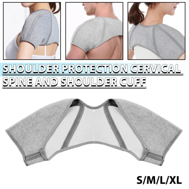 Double Shoulder Support Compression Brace Elastic Strap Arthritis Warm H
