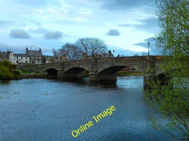 Photo 6x4 Bridge of Cree Newton Stewart View of the bridge at dusk in New c2012