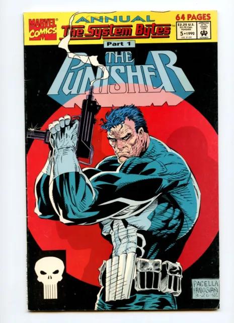 The Punisher: The System Bytes Annual ~ No. 5, 1992 ~ Marvel Comics ~ F