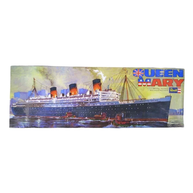 VINTAGE 1971 REVELL RMS Queen Mary Model Kit H311 Complete 40.00