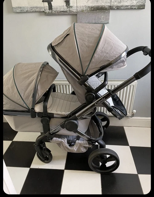 iCandy Peach 5 Blossom Double Pram Pushchair Dove Grey