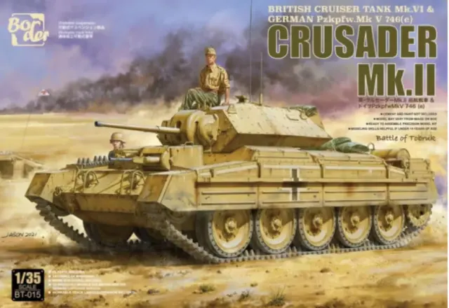 Maquette CRUSADER Mk.II 1/35 Char Allemand WWII Border 1/35