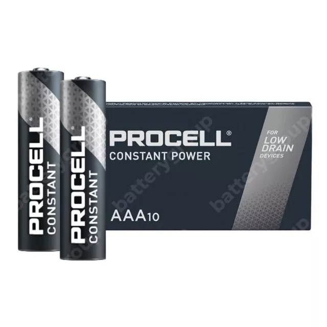 Duracell Procell Constant and Intense AAA Industrial Batteries Expiry 2032