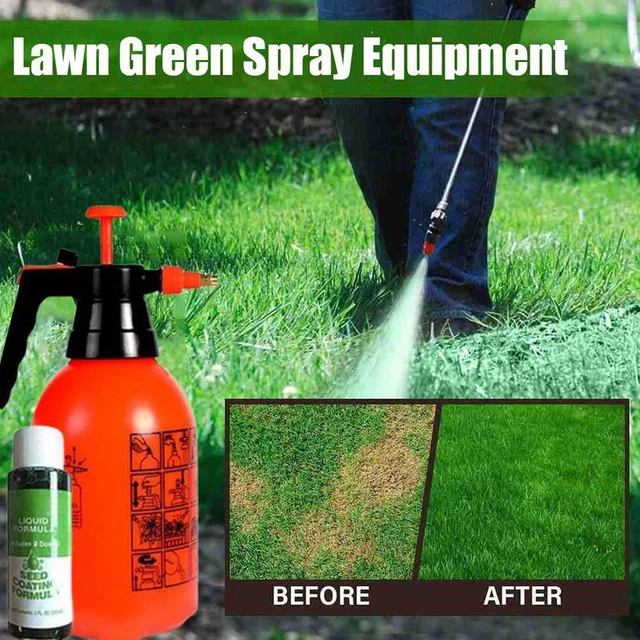 GREEN GRASS LAWN Spray Household Seeding System Liquid Spray Seed Lawn