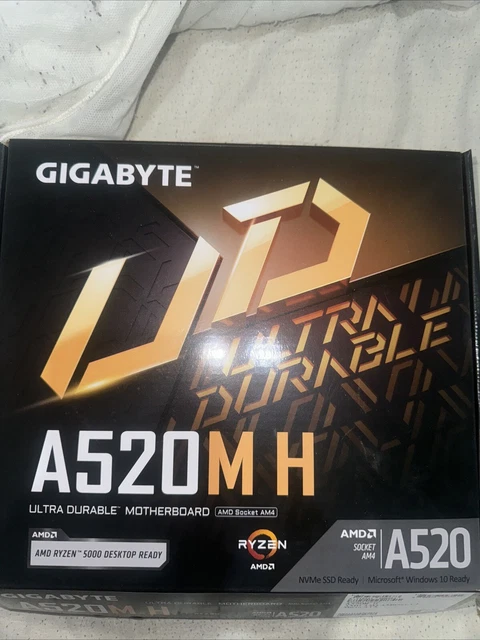 GIGABYTE A520M-H AM4 Motherboard (with WIFI6 DUAL BAND +BLUETOOTH) £70. ...