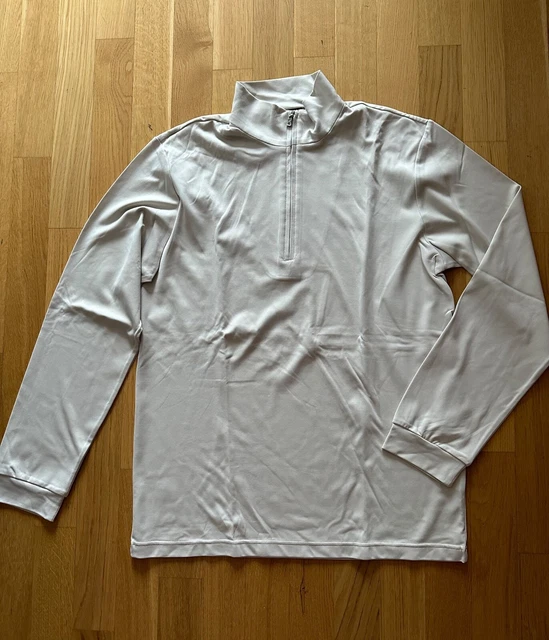 Neu €200 edles BOGNER Herren Snowboard Ski Henley Shirt L Creme Rolli Pulli TOP