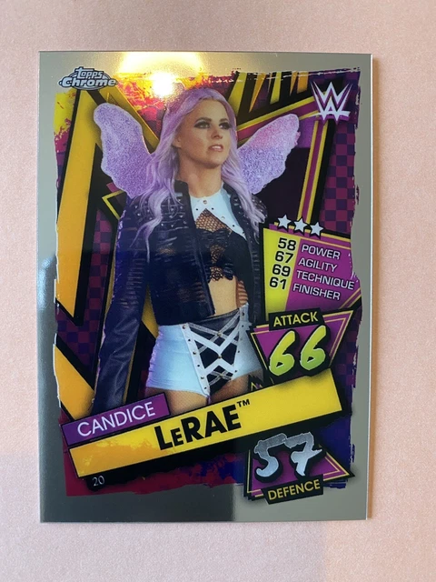 WWE Topps Chrome Slam Attax 2021 Candice LeRae