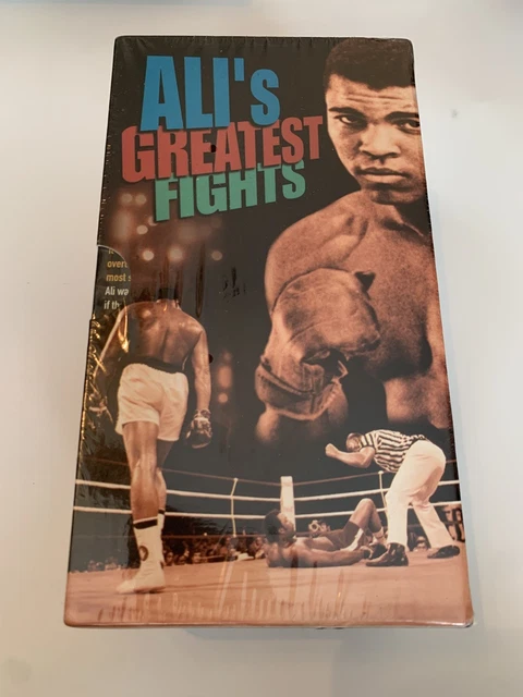 MUHAMMAD ALI GREATEST Fights HBO Sports VHS Tapes Box Set of 3
