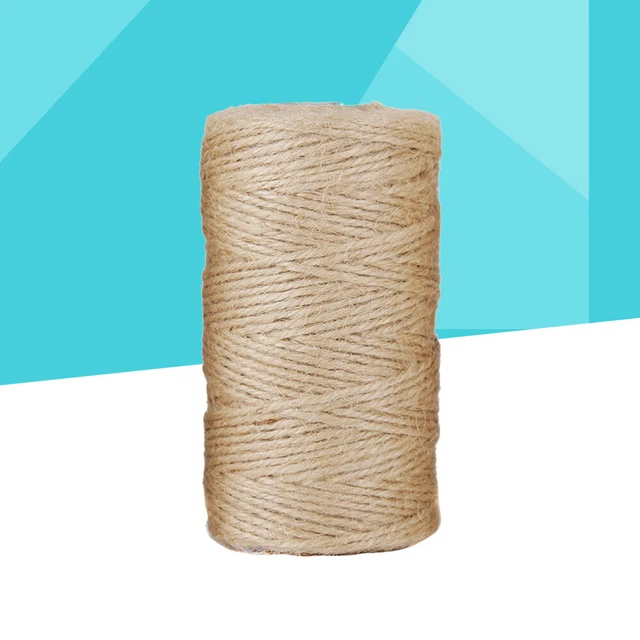 Cuerda colgante de pared con etiqueta de 100 yardas cuerda de yute cuerda de regalo cuerda envolvente