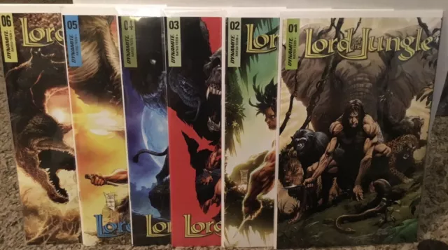 Lord of the Jungle Tarzan (2023) #1-6 Dynamite Comics Complete Lot NM