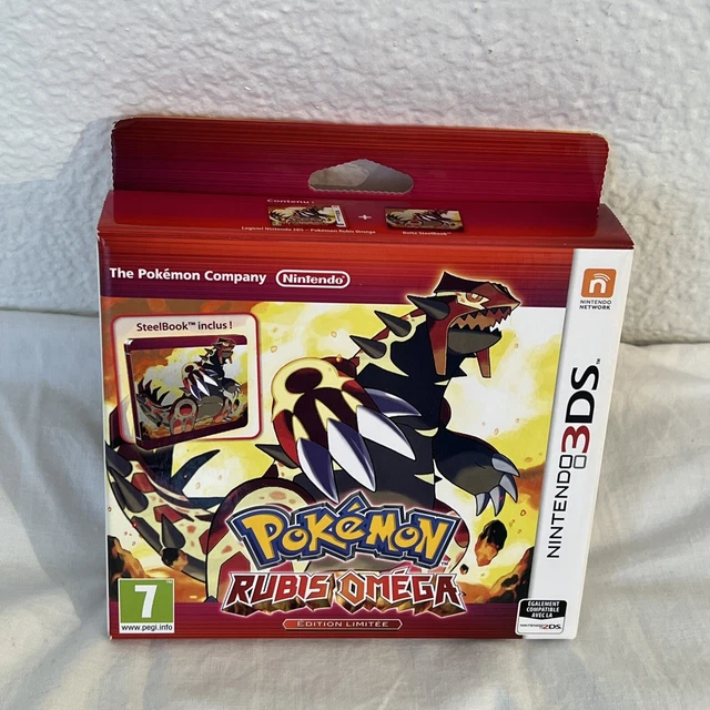 COFFRET POKÉMON RUBIS Oméga Édition Limitée Steelbook Nintendo 3Ds Neuf Blister EUR 189,90